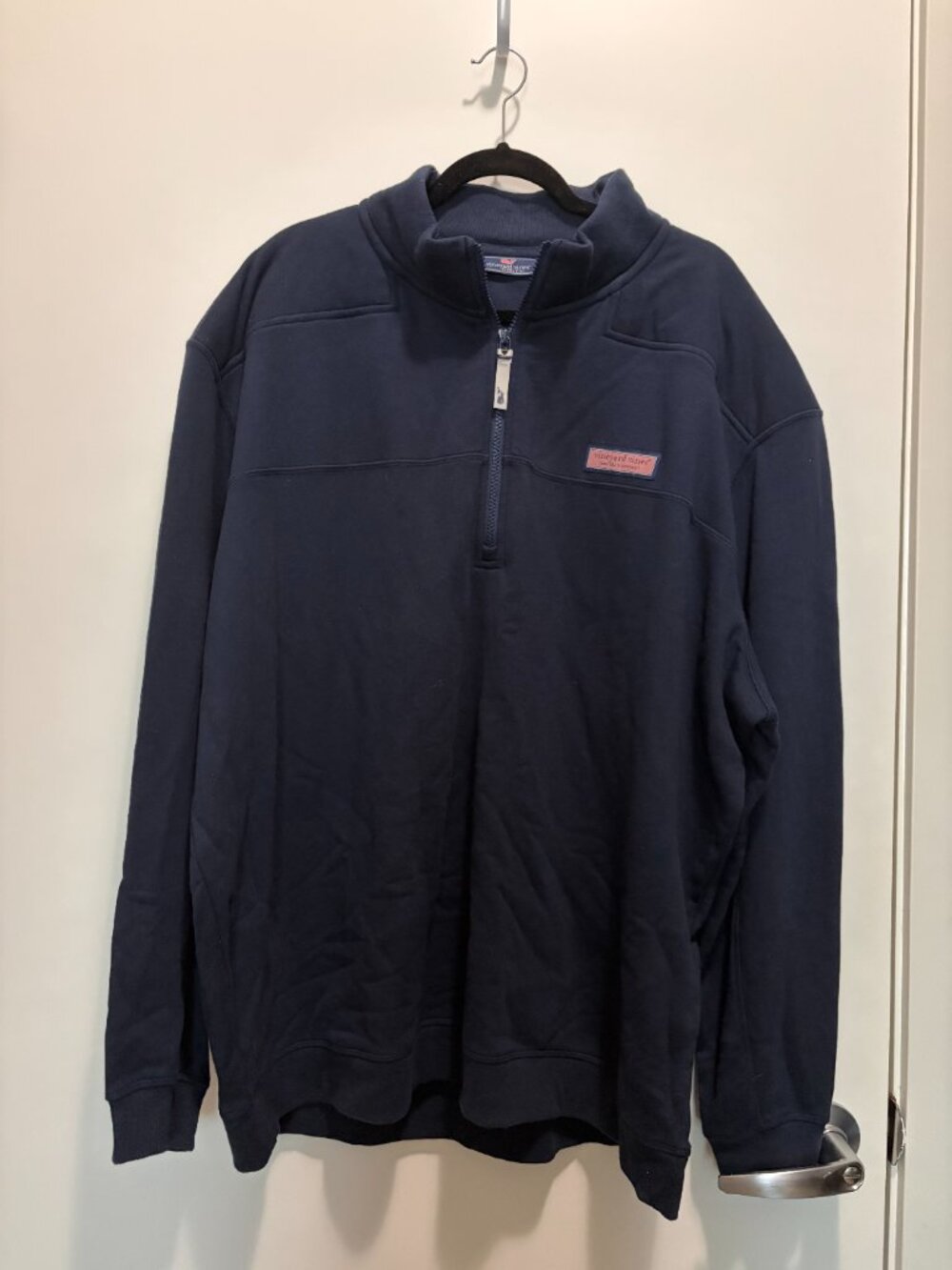 Mens Vineyard Vines Quarter Zip Classic Shep Shirt